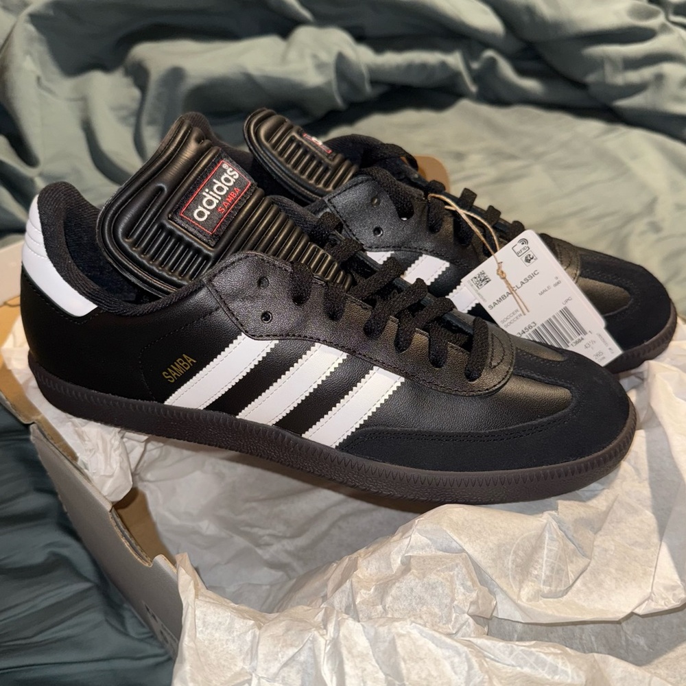 Adidas Samba Classic Black and White Sneakers